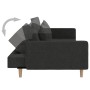 2-seater sofa bed with two black fabric pillows by , Sofas - Ref: Foro24-375901, Price: 279,89 €, Discount: %