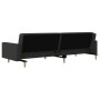 2-seater sofa bed with two black fabric pillows by , Sofas - Ref: Foro24-375901, Price: 279,89 €, Discount: %