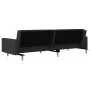 2-Sitzer-Schlafsofa mit zwei schwarzen Stoffkissen von , Sofas - Ref: Foro24-375901, Preis: 277,70 €, Rabatt: %