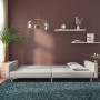 2-seater sofa bed with two pillows in light gray fabric by , Sofas - Ref: Foro24-375899, Price: 285,45 €, Discount: %