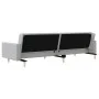 2-seater sofa bed with two pillows in light gray fabric by , Sofas - Ref: Foro24-375899, Price: 296,41 €, Discount: %