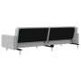 2-Sitzer-Schlafsofa mit zwei Kissen aus hellgrauem Stoff von , Sofas - Ref: Foro24-375899, Preis: 285,45 €, Rabatt: %