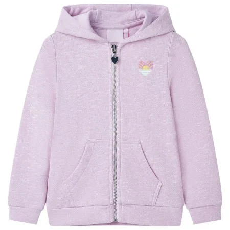 Kinder-Sweatshirt mit Kapuze und Reißverschluss Flieder-Mix 92 von , Kinder-T-Shirts - Ref: Foro24-10984, Preis: 14,83 €, Rab...