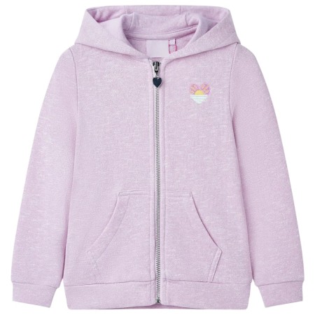 Kinder-Sweatshirt mit Kapuze und Reißverschluss Flieder-Mix 92 von , Kinder-T-Shirts - Ref: Foro24-10984, Preis: 15,56 €, Rab...