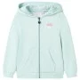 Children's sweatshirt with zipper hood light mint green mix 104 by , Kids T-shirts - Ref: Foro24-10990, Price: 14,83 €, Disco...
