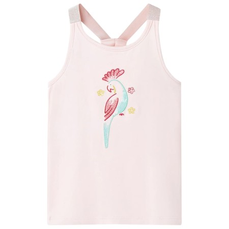 Camiseta de tirantes infantil rosa suave 116 de , Camisetas para niños - Ref: Foro24-11196, Precio: 8,39 €, Descuento: %