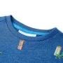 Camiseta infantil azul oscuro mélange 128 de , Camisetas para niños - Ref: Foro24-12232, Precio: 8,92 €, Descuento: %