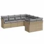 Garden sofa set with beige cushions 8 pcs PE rattan by , Garden sets - Ref: Foro24-3218589, Price: 483,47 €, Discount: %