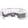 12-piece garden sofa set and brown synthetic rattan cushions by , Garden sets - Ref: Foro24-3218619, Price: 699,51 €, Discoun...