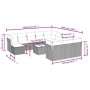 Gartensofa-Set mit Kissen, 13-teilig, beiges synthetisches Rattan von , Gartensets - Ref: Foro24-3218638, Preis: 856,33 €, Ra...
