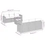7-teiliges Gartensofa-Set und beigefarbene synthetische Rattankissen von , Gartensets - Ref: Foro24-3218699, Preis: 446,56 €,...