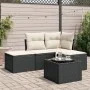 Set de muebles de jardín 5 pzas y cojines ratán sintético negro de , Conjuntos de jardín - Ref: Foro24-3217486, Precio: 261,5...