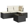 Set de muebles de jardín 5 pzas y cojines ratán sintético negro de , Conjuntos de jardín - Ref: Foro24-3217486, Precio: 261,5...