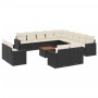 14-piece garden sofa set with black synthetic rattan cushions by , Modular outdoor sofas - Ref: Foro24-3224397, Price: 846,50...