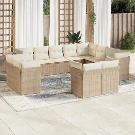 12-piece garden sofa set and brown synthetic rattan cushions by , Garden sets - Ref: Foro24-3218528, Price: 901,16 €, Discoun...
