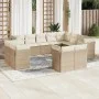 12-piece garden sofa set and brown synthetic rattan cushions by , Garden sets - Ref: Foro24-3218528, Price: 898,45 €, Discoun...
