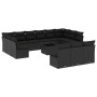 14-piece garden sofa set with black synthetic rattan cushions by , Garden sets - Ref: Foro24-3218395, Price: 880,11 €, Discou...