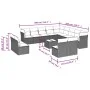 14-piece garden sofa set with gray synthetic rattan cushions by , Garden sets - Ref: Foro24-3218500, Price: 813,11 €, Discoun...