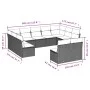 11-teiliges Gartensofa-Set mit beigen synthetischen Rattankissen von , Gartensets - Ref: Foro24-3218348, Preis: 686,94 €, Rab...