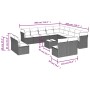 14-piece garden sofa set with beige synthetic rattan cushions by , Garden sets - Ref: Foro24-3218498, Price: 878,96 €, Discou...