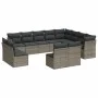 12-piece garden sofa set with gray synthetic rattan cushions by , Garden sets - Ref: Foro24-3218470, Price: 667,98 €, Discoun...
