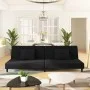 2-Sitzer-Schlafsofa mit zwei schwarzen Samtkissen von , Sofas - Ref: Foro24-375915, Preis: 241,41 €, Rabatt: %