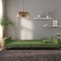 2-seater sofa bed with two dark green velvet pillows by , Sofas - Ref: Foro24-375920, Price: 266,76 €, Discount: %