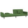 2-Sitzer-Schlafsofa mit zwei dunkelgrünen Samtkissen von , Sofas - Ref: Foro24-375920, Preis: 268,84 €, Rabatt: %