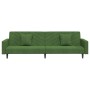 2-Sitzer-Schlafsofa mit zwei dunkelgrünen Samtkissen von , Sofas - Ref: Foro24-375920, Preis: 268,84 €, Rabatt: %