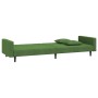 2-Sitzer-Schlafsofa mit zwei dunkelgrünen Samtkissen von , Sofas - Ref: Foro24-375920, Preis: 268,84 €, Rabatt: %