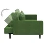2-seater sofa bed with two dark green velvet pillows by , Sofas - Ref: Foro24-375920, Price: 266,76 €, Discount: %