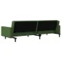 2-seater sofa bed with two dark green velvet pillows by , Sofas - Ref: Foro24-375920, Price: 266,76 €, Discount: %