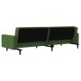 2-Sitzer-Schlafsofa mit zwei dunkelgrünen Samtkissen von , Sofas - Ref: Foro24-375920, Preis: 268,84 €, Rabatt: %