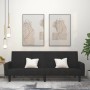 2-Sitzer-Schlafsofa aus schwarzem Samt von , Sofas - Ref: Foro24-375780, Preis: 274,23 €, Rabatt: %