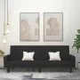 Sofá cama de 2 plazas terciopelo negro de , Sofás - Ref: Foro24-375780, Precio: 269,47 €, Descuento: %