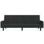 Sofá cama de 2 plazas terciopelo negro de , Sofás - Ref: Foro24-375780, Precio: 269,47 €, Descuento: %