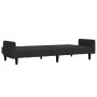 2-Sitzer-Schlafsofa aus schwarzem Samt von , Sofas - Ref: Foro24-375780, Preis: 274,23 €, Rabatt: %