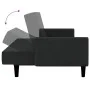 Sofá cama de 2 plazas terciopelo negro de , Sofás - Ref: Foro24-375780, Precio: 269,47 €, Descuento: %