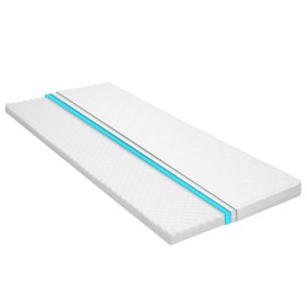 Sobrecolchón 90x200 cm espuma de gel frio 6 cm perfil huevo