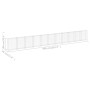 Muro de gaviones con cubiertas acero galvanizado 900x30x100 cm