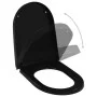Soft-close and quick-release black toilet seat cover by vidaXL, Toilet and bidet seats - Ref: Foro24-145023, Price: 38,84 €, ...