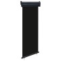 Toldo lateral de balcón negro 65x250 cm