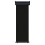 Toldo lateral de balcón negro 65x250 cm