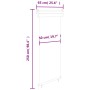 Black balcony side awning 65x250 cm by , Umbrellas - Ref: Foro24-48400, Price: 59,45 €, Discount: %