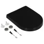 Soft-close and quick-release black toilet seat cover by vidaXL, Toilet and bidet seats - Ref: Foro24-145023, Price: 38,84 €, ...