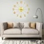 Golden metal wall clock 50 cm by vidaXL, Wall clocks - Ref: Foro24-283858, Price: 48,30 €, Discount: %