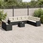 11-piece garden sofa set and black synthetic rattan cushions by , Modular outdoor sofas - Ref: Foro24-3251513, Price: 656,91 ...