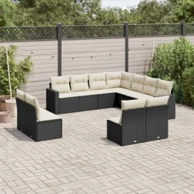 11-piece garden sofa set and black synthetic rattan cushions by , Modular outdoor sofas - Ref: Foro24-3251463, Price: 611,68 ...