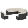11-piece garden sofa set and black synthetic rattan cushions by , Modular outdoor sofas - Ref: Foro24-3251463, Price: 611,68 ...