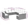 11-piece garden sofa set and black synthetic rattan cushions by , Modular outdoor sofas - Ref: Foro24-3251463, Price: 611,68 ...